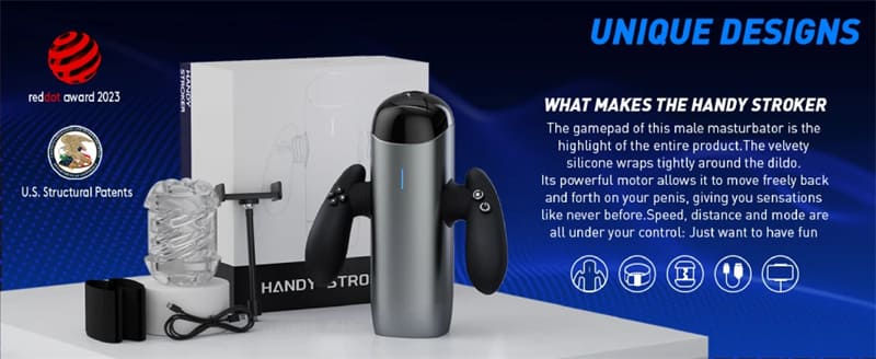Lovesvibe Automatischer Masturbator mit langem Kolben und Telescopic Distance und 10 Vibration Stoß Sexmaschine
