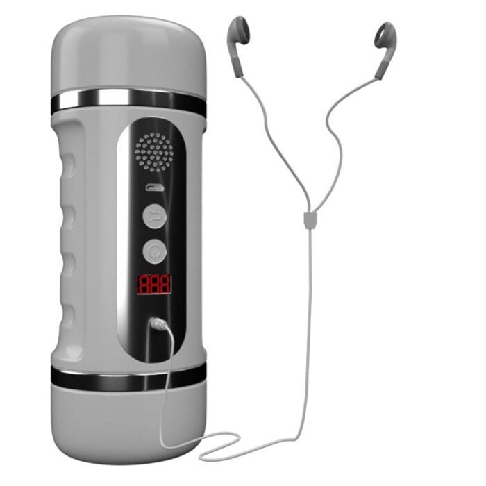Lovesvibe Doppelkanal Masturbator für Männer mit 6 Vibrations- und Saugmodi Pocket Pussy 3D Male Stroker