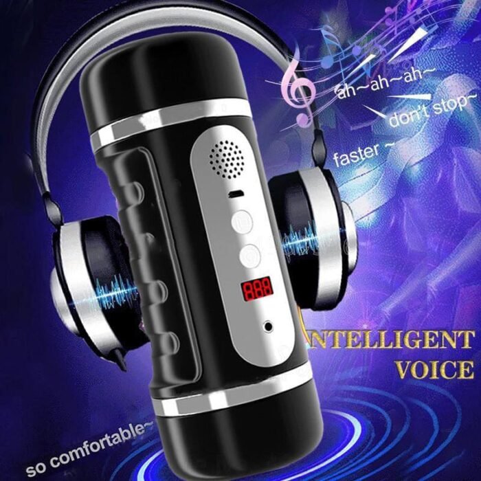 Lovesvibe Doppelkanal Masturbator für Männer mit 6 Vibrations- und Saugmodi Pocket Pussy 3D Male Stroker
