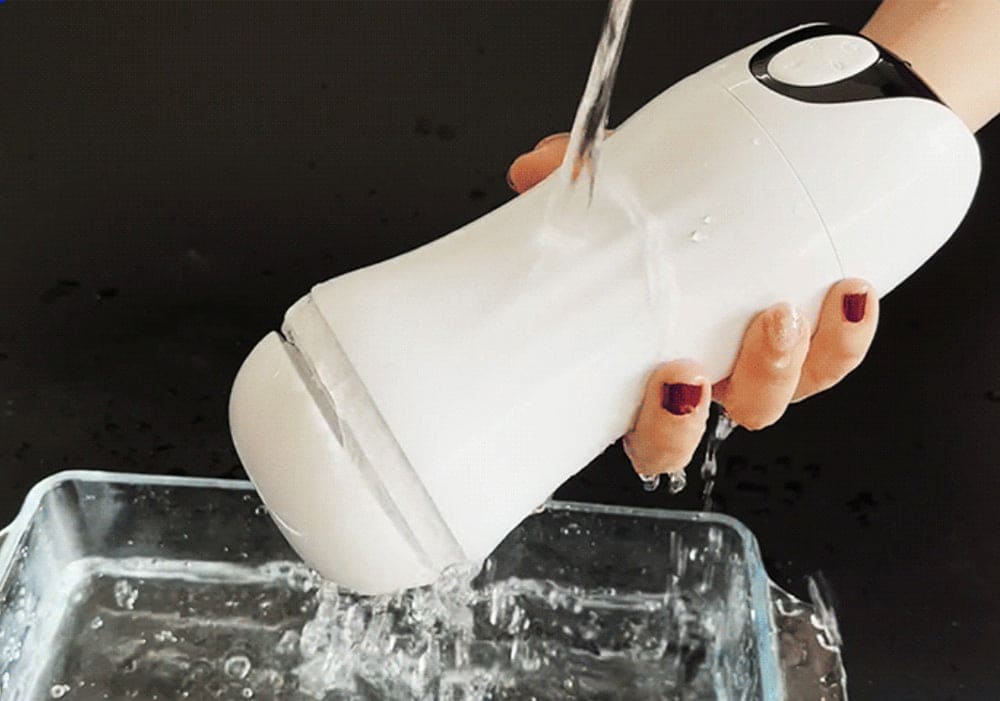 Lovesvibe Elektrischer Masturbator Cup mit 10 Vibrations & Saugmodi 3D Sex Spielzeug für die Männer