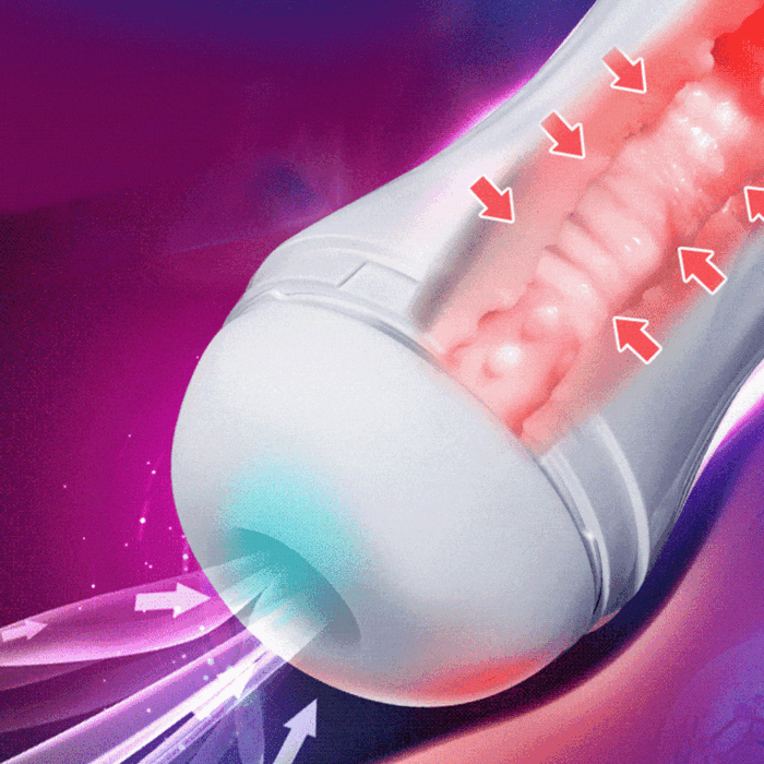 Lovesvibe Elektrischer Masturbator Cup mit 10 Vibrations & Saugmodi 3D Sex Spielzeug für die Männer