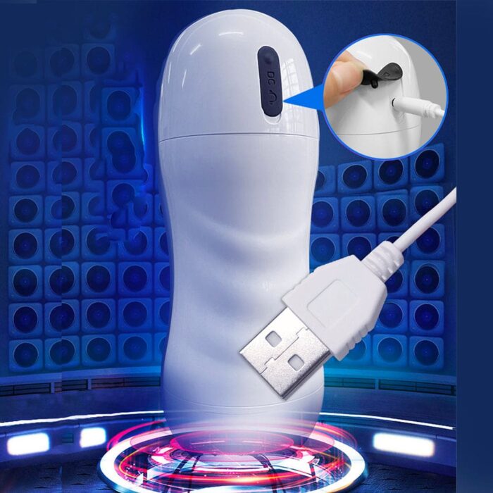 Lovesvibe Elektrischer Masturbator Cup mit 10 Vibrations & Saugmodi 3D Sex Spielzeug für die Männer