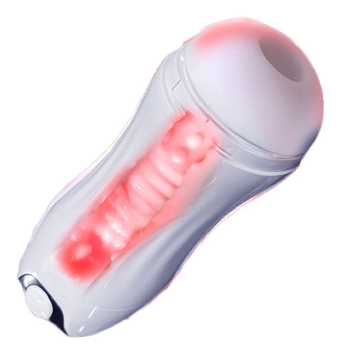 Lovesvibe Elektrischer Masturbator Cup mit 10 Vibrations & Saugmodi 3D Sex Spielzeug für die Männer