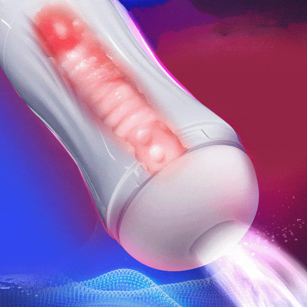 Lovesvibe Elektrischer Masturbator Cup mit 10 Vibrations & Saugmodi 3D Sex Spielzeug für die Männer