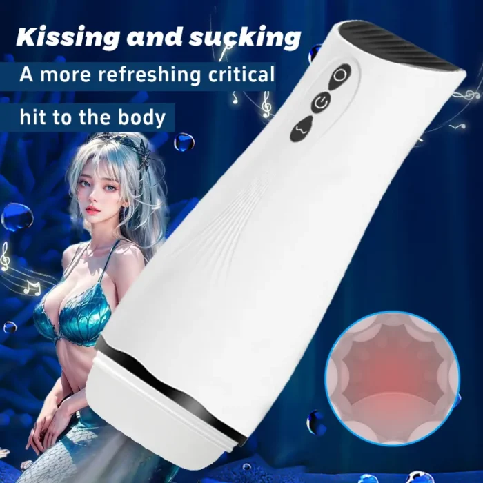 Lovesvibe Elektrischer Masturbator Taschenmuschi mit 9-Frequenz-Vibration, saugende Sextoys für Männer