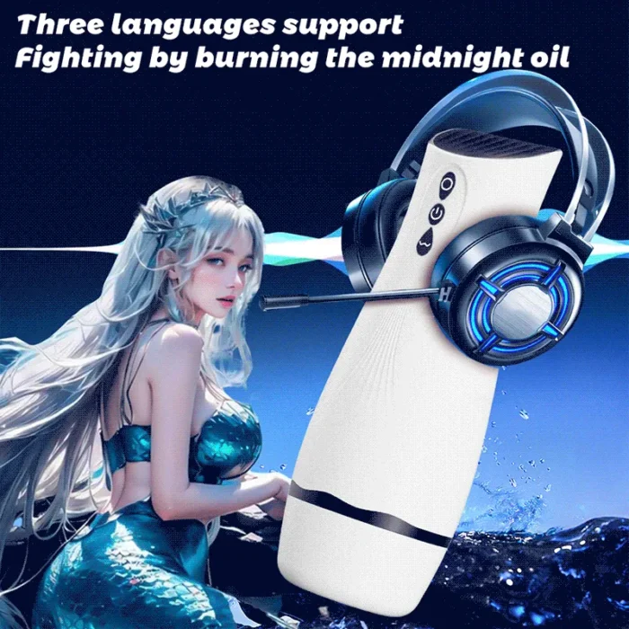 Lovesvibe Elektrischer Masturbator Taschenmuschi mit 9-Frequenz-Vibration, saugende Sextoys für Männer