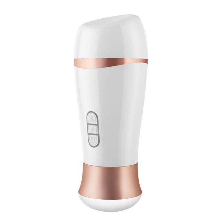 Lovesvibe Elektrischer Masturbator mit 6-Frequenz-Dual-Vibration 3D Realistische Vagina Oralsex Taschenmuschi