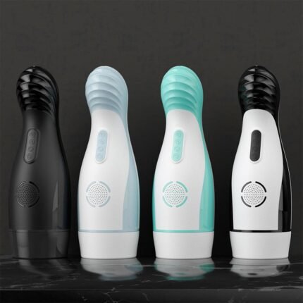 Lovesvibe Elektrischer Masturbator mit 8 Vibrationen, 5 Saug- und Heizfunktionen, Oralsex Sexspielzeug Männer