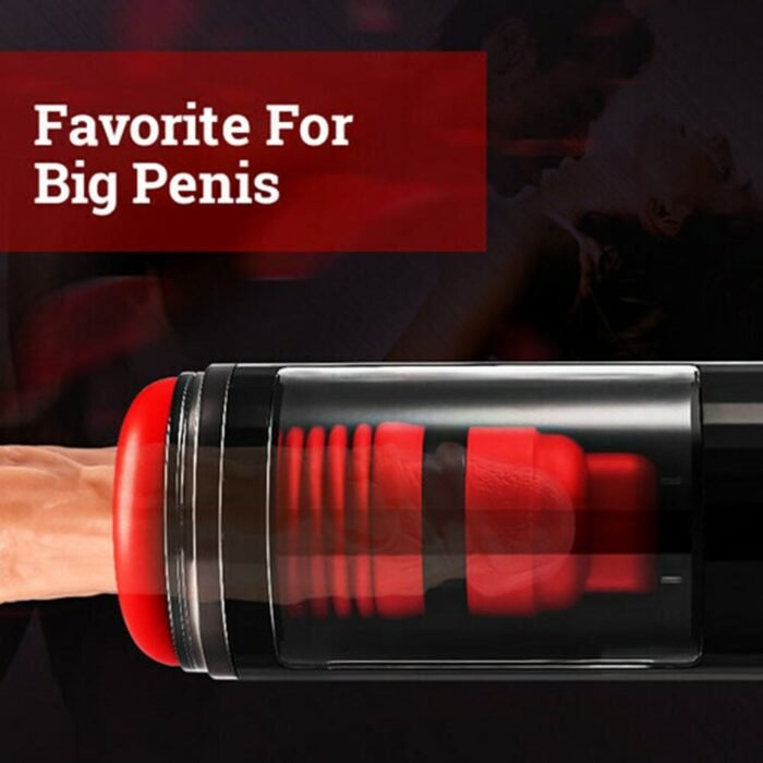 Lovesvibe Intelligenter Masturbieren für Männer mit 7 Vibrations Stoßmodi Herren masturbator