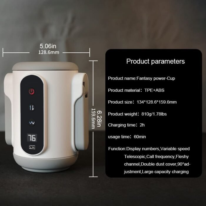 Lovesvibe Masturbieren für Männer Elektrisch 9 Vibration Stoß Modi freihändige Sexmaschine mit klappbaren Griffen