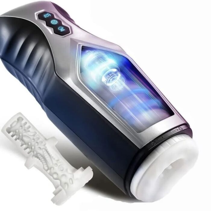 Lovesvibe Masturbieren für Männer Elektrisch mit 10 Vibrations & 5 Rotations modi Masturbieren Cup