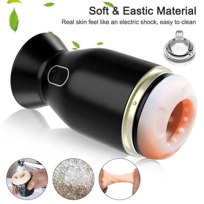 Lovesvibe Masturbieren für Männer Sexspielzeug 7 Vibration & 6 Rotationsmodi 3D Automatischer Taschenmuschi