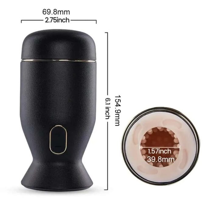 Lovesvibe Masturbieren für Männer Sexspielzeug 7 Vibration & 6 Rotationsmodi 3D Automatischer Taschenmuschi