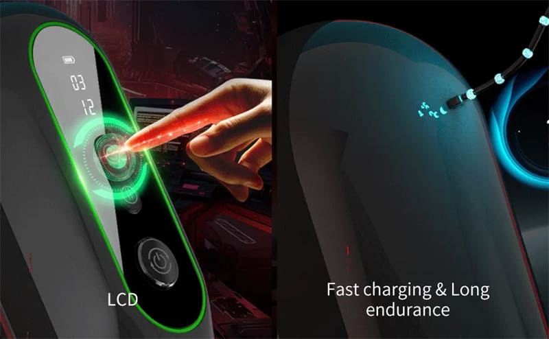 Lovesvibe Masturbieren für Männer mit 6 Vibrations- und 4 Saugfunktionen, Heizung, LCD-Display Sexspielzeug für Männer