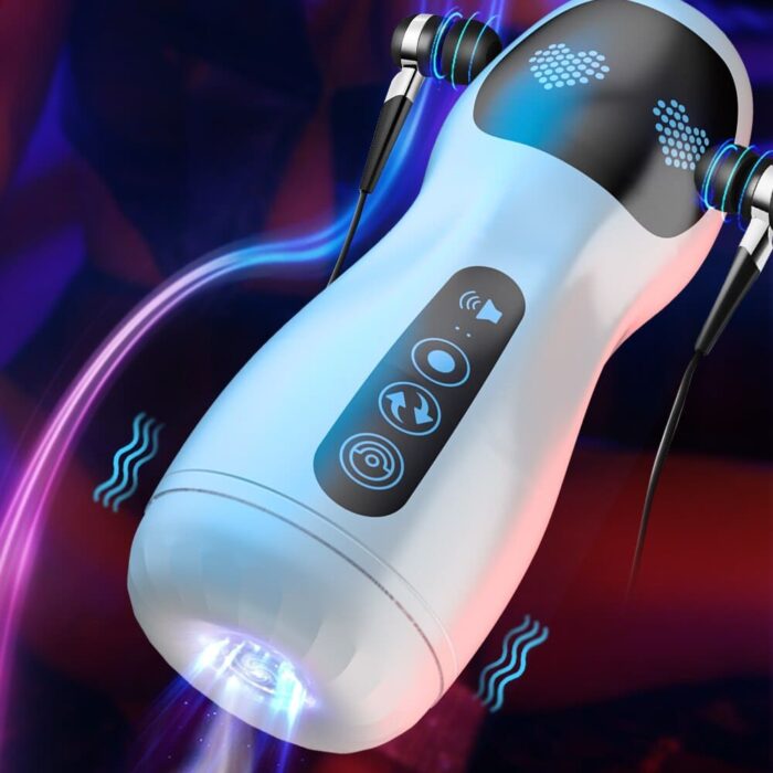 Lovesvibe Smart Vibration Sucking Masturbator Mann mit Sprachheizungsfunktion Elektrische Penispumpe