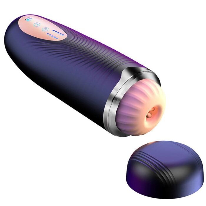 Lovesvibe Solo Masturbator mit 10 vibrierenden Saugkanälen und 3D-Textur, elektrischer Stroker