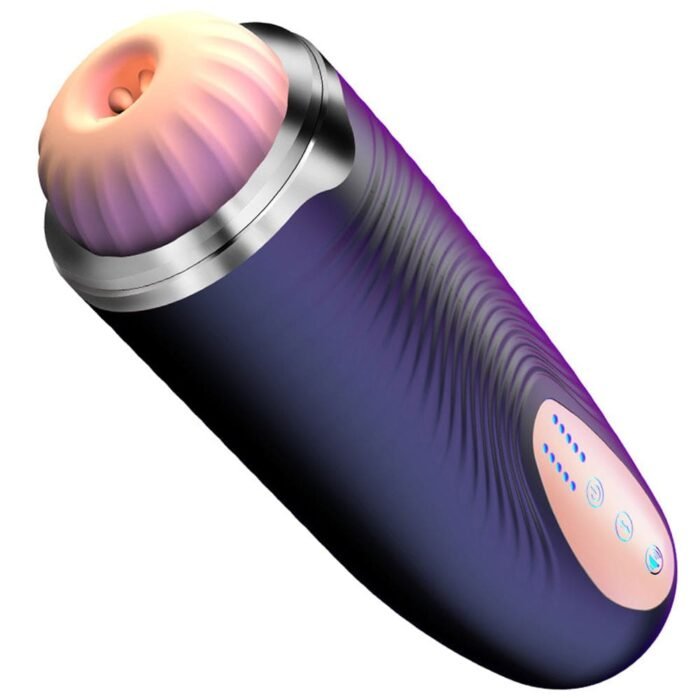 Lovesvibe Solo Masturbator mit 10 vibrierenden Saugkanälen und 3D-Textur, elektrischer Stroker
