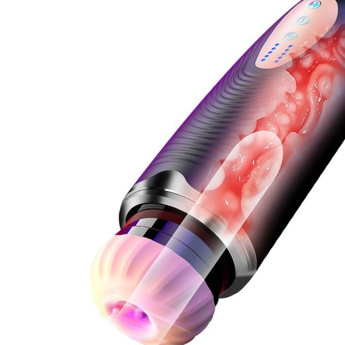 Lovesvibe Solo Masturbator mit 10 vibrierenden Saugkanälen und 3D-Textur, elektrischer Stroker