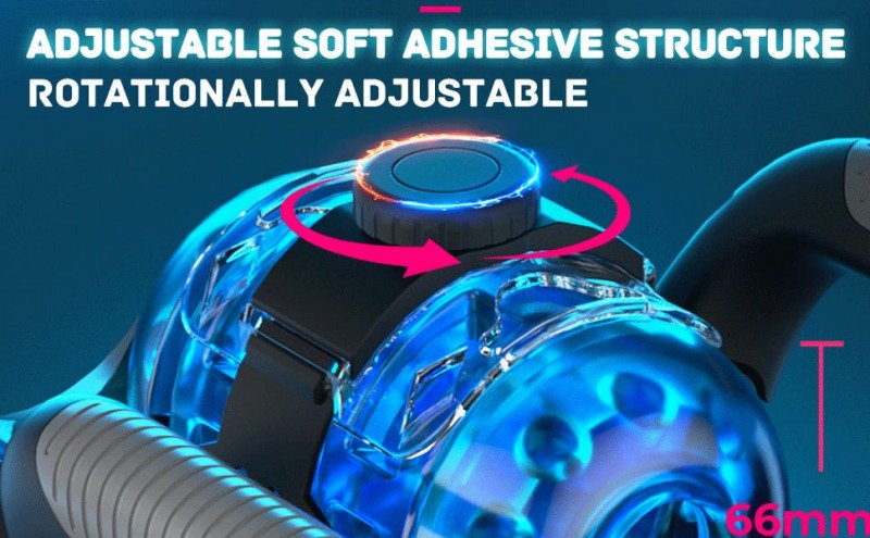 Lovesvibe Thrusting Cannon King Masturbator mit 12 cm teleskopischem superlanger automatischer Masturbator mit Griff