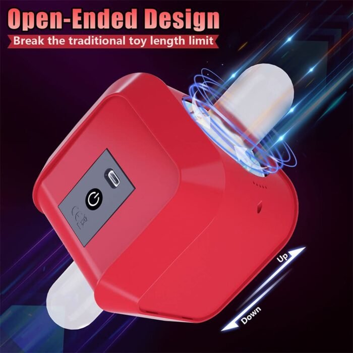 Magic Cube Elektrischer Masturbator mit 7 Rotations modi Verdecktes Design Taschenmuschi mit Zwei Offenen Enden