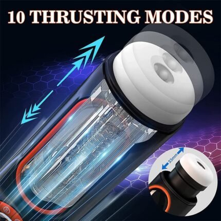 Masturbator Männer mit 10 Vibrationen und 4 Saugnäpfen Sexspielzeug für Männer