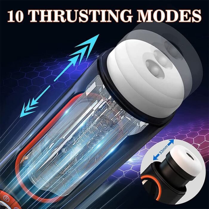 Masturbator Männer mit 10 Vibrationen und 4 Saugnäpfen Sexspielzeug für Männer