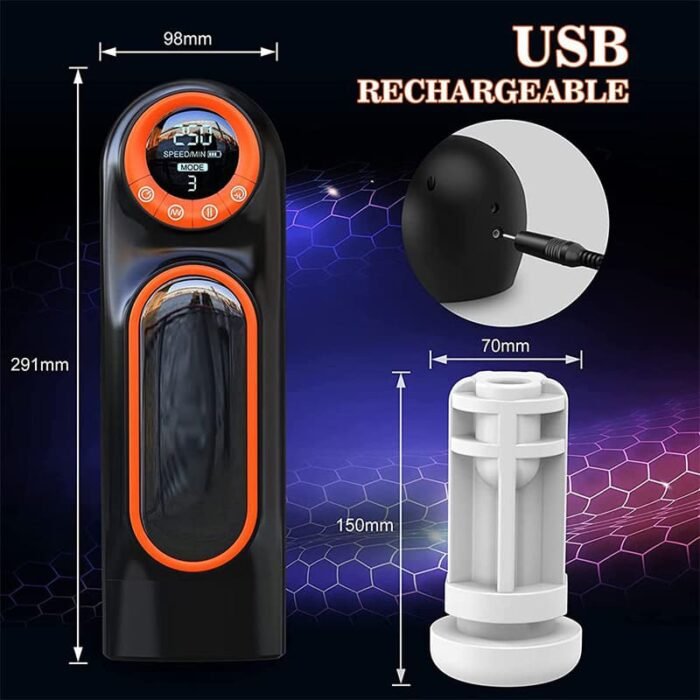 Masturbator Männer mit 10 Vibrationen und 4 Saugnäpfen Sexspielzeug für Männer