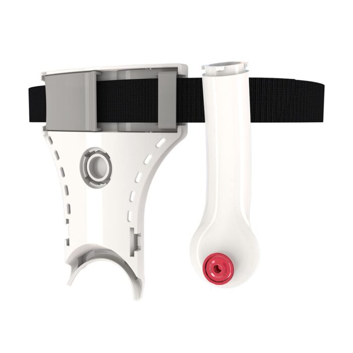 Masturbator Men mit automatischer Schmierung, freihändiger Stroker mit 8 Vibrationen und Riemen