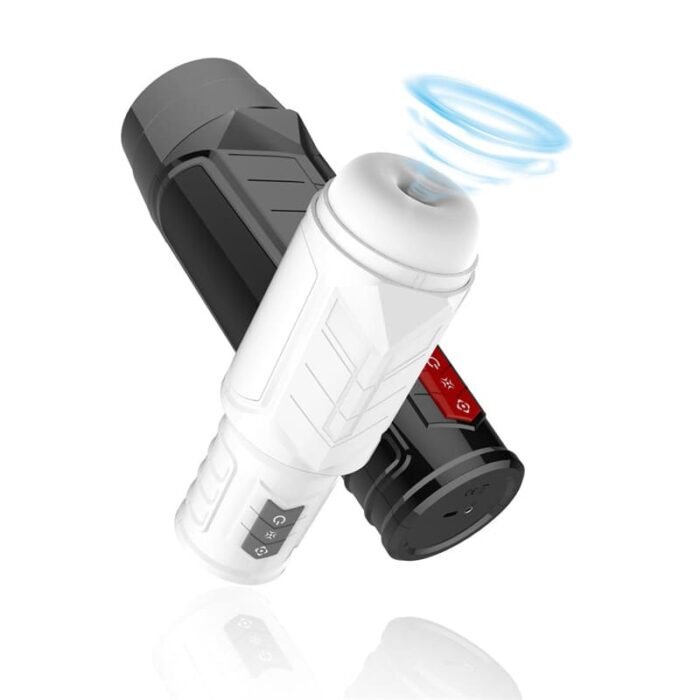 Masturbator für Männer 10 Vibration Stoß und 3 Massageringen Oralsex Masturbator Eichel Stimulator