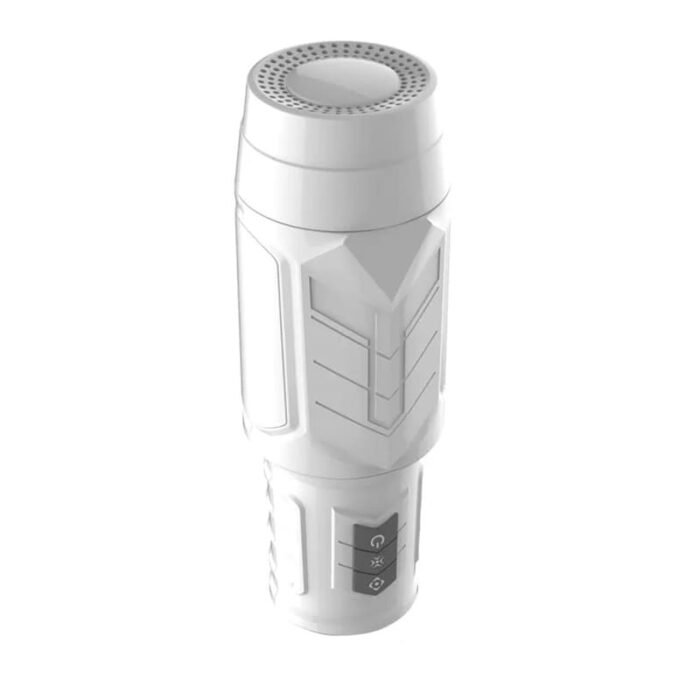 Masturbator für Männer 10 Vibration Stoß und 3 Massageringen Oralsex Masturbator Eichel Stimulator