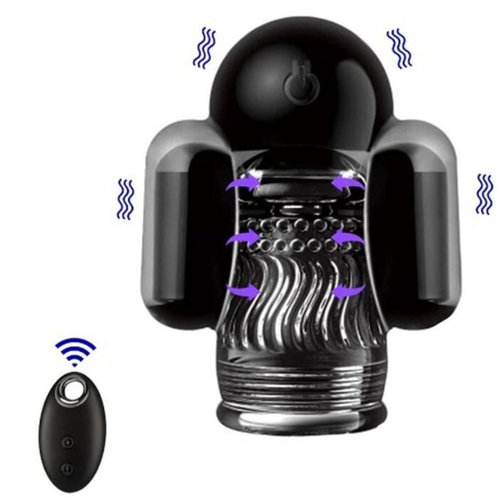 Masturbator in Roboterform mit 10 Vibrationen und ferngesteuertem Eichel Masturbator Sex Spielzeug Männer