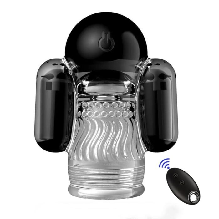 Masturbator in Roboterform mit 10 Vibrationen und ferngesteuertem Eichel Masturbator Sex Spielzeug Männer