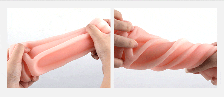 Masturbatoren für Männer Sexspielzeug für Männer mit 7-Frequenz-Vibration 3-stufige Intensität Handjob Fleshlight