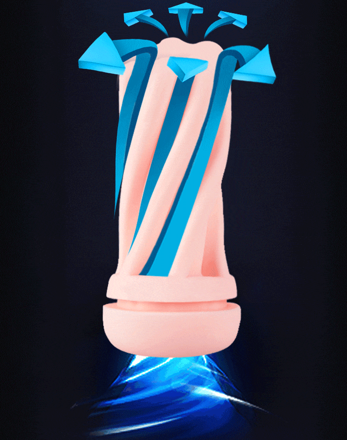 Masturbatoren für Männer Sexspielzeug für Männer mit 7-Frequenz-Vibration 3-stufige Intensität Handjob Fleshlight