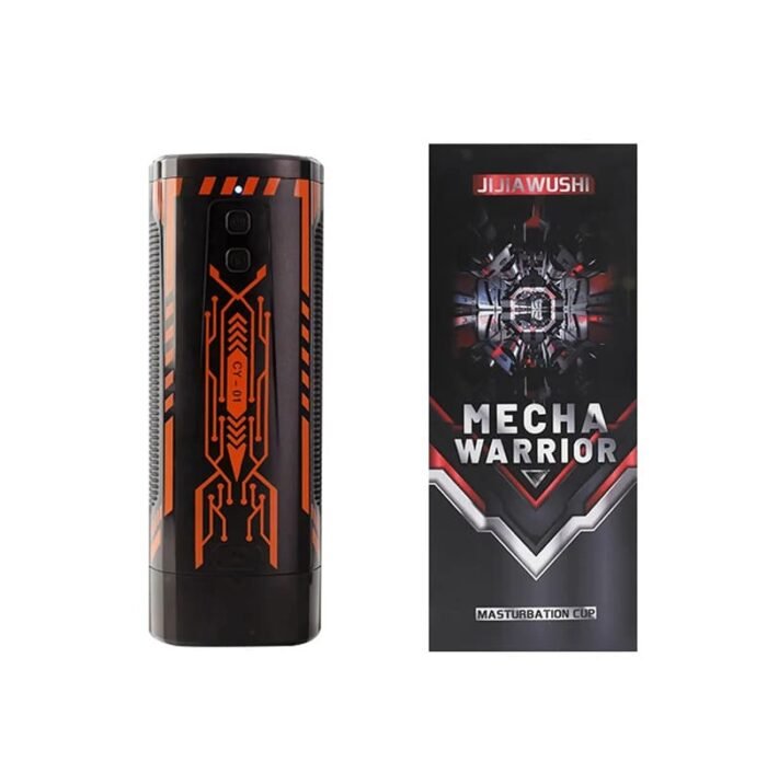 Mech Warrior 10 Vibration 5 Stoßmasturbator mit 3D-Struktur, 360°-Rotation Blowjob Toy