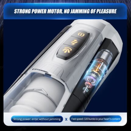 Mech Warrior 7 Thrust & Rotate Masturbator 3D-Hülle mit echter Textur und Stimme Sextoys Männer