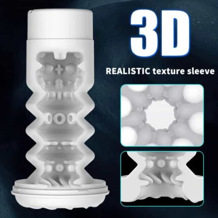 Mech Warrior 7 Thrust & Rotate Masturbator 3D-Hülle mit echter Textur und Stimme Sextoys Männer