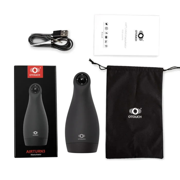 OTOUCH Airturn 3 Automatischer Masturbator mit 6 Vibrationen & Saugen Penis Masturbator