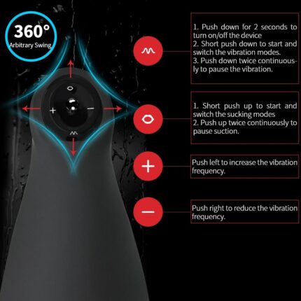 OTOUCH Airturn 3 Automatischer Masturbator mit 6 Vibrationen & Saugen Penis Masturbator
