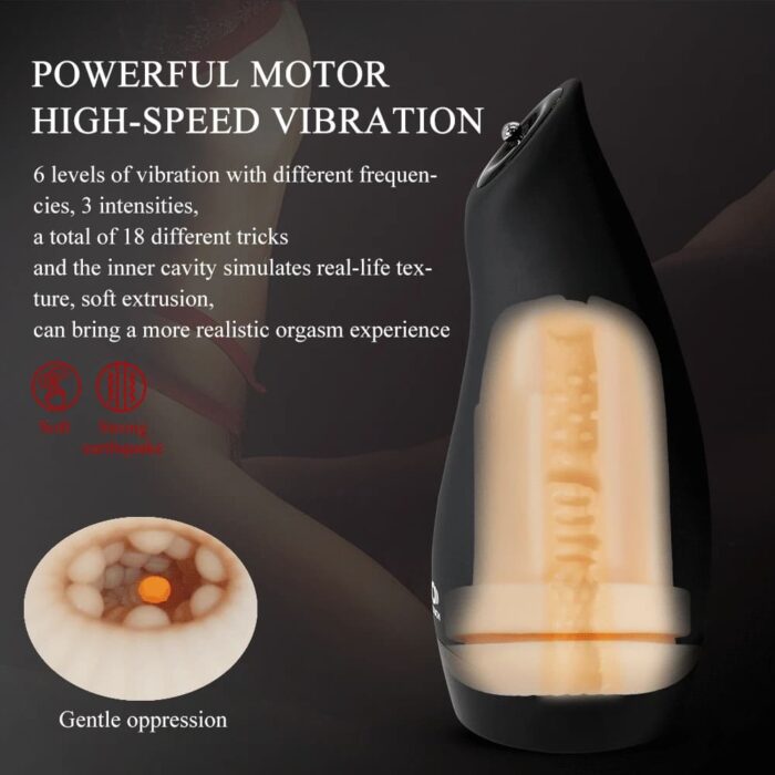 OTOUCH Airturn 3 Automatischer Masturbator mit 6 Vibrationen & Saugen Penis Masturbator