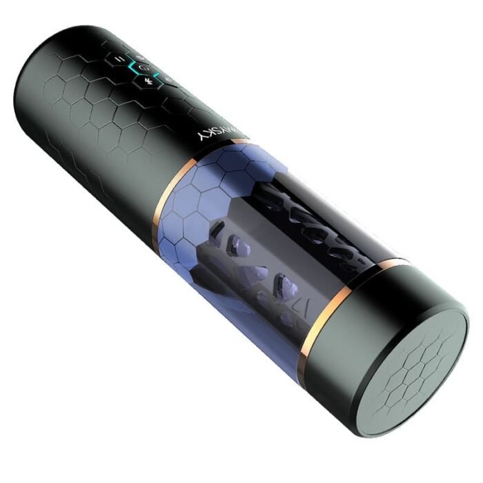 Omysky Electric Masturbator mit interaktiver Stimme, 6 Frequenzen, 3 Geschwindigkeiten, Sextoy für Männer
