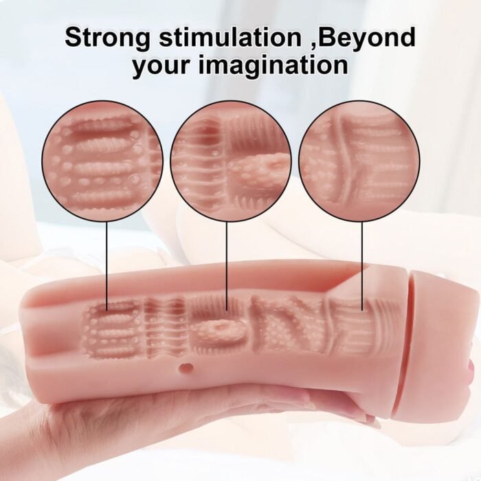 Pink Lady Masturbieren Mann Taschenmuschi mit 3D Realistische Vagina Oralsex Manuelle Masturbator Cup