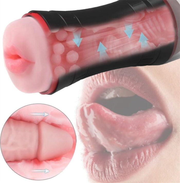 Polaris Manuelle Masturbator Cup mit Zwei Löchern Realistisch 3D Vagina Taschenmuschi Sextoy für Männer