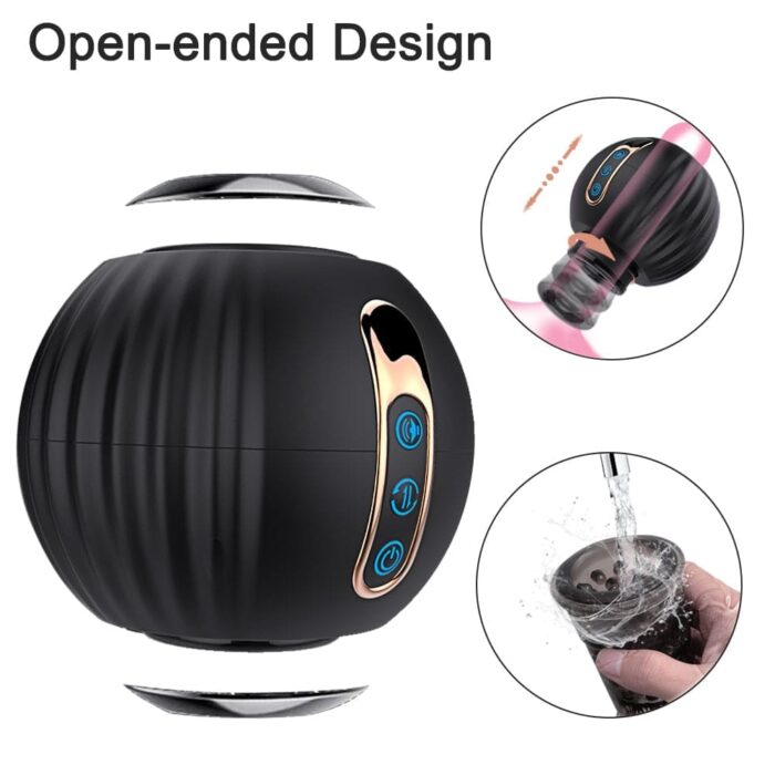 Pumpkin Bomb Automatischer Masturbator mit 8 Teleskop- und Rotationsmodi Penis Masturbator