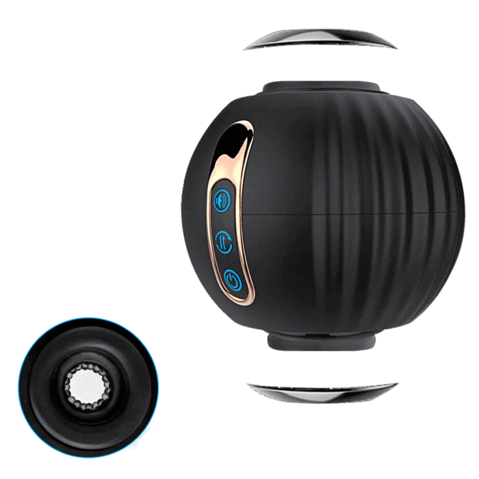 Pumpkin Bomb Automatischer Masturbator mit 8 Teleskop- und Rotationsmodi Penis Masturbator