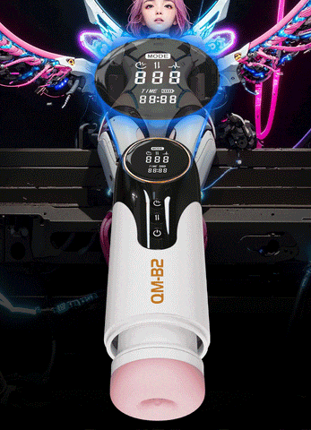 Qm-B2 Automatischer Masturbator mit 9 Vibrationen 4 Stoß-, Saug-, Stöhn-, Heiz-Taschenmuschi