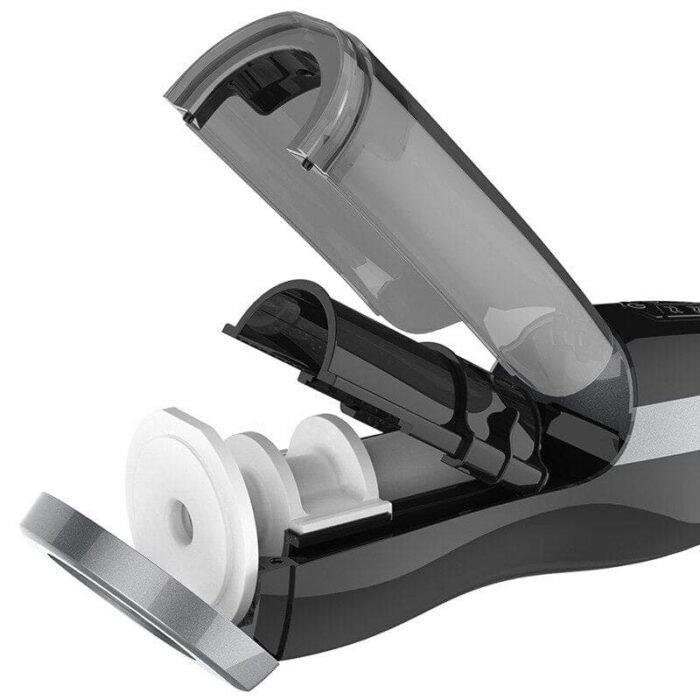 Rends Elektrischer Masturbator Cup mit 6 Teleskopmodi, weiche TPE-strukturierte 3D Penis Masturbatoren Sex Toys