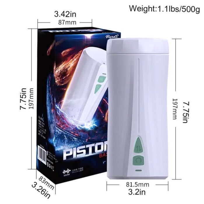 Rends Piston Elektrischer Masturbator Sex Spielzeug mit 10 Vibration Stoßmodi Realistischer Vagina-Stimm Sex Stroker