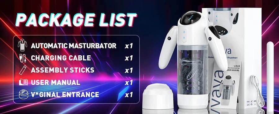 Roboter Masturbator für Männer mit automatischer Steuerung 7 Stoßmodi 4 Rotationsmodi Stimme Hand-Penis Pussy Sex Toys