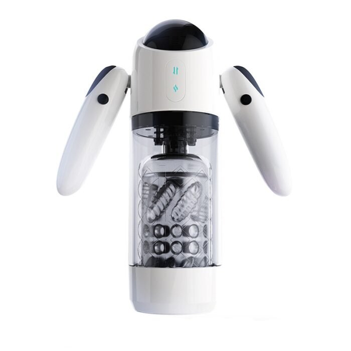 Roboter Masturbator für Männer mit automatischer Steuerung 7 Stoßmodi 4 Rotationsmodi Stimme Hand-Penis Pussy Sex Toys